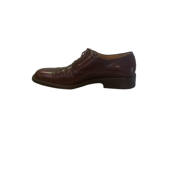 Salvatore Ferragamo Plain Toe Derby Shoes Calf Leather Men’s 10 D Brown main image 10